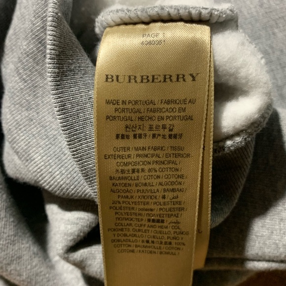 Burberry Crew Neck Long Sleeve Sweatshirt - Picture 8 of 8